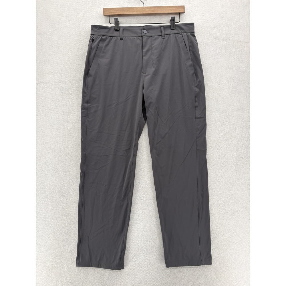 Abercrombie Fitch YPB Your Personal Best Pants Mens 34x28 Gray Performance Chino